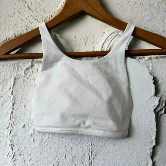 Lululemon Free To Be  Bra *Wild High Neck White 2 - Picture 4 of 7